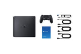 PlayStation 4 - console (500 GB, zwart, slank, F-chassis) incl. 2 DualShock 4-controllers