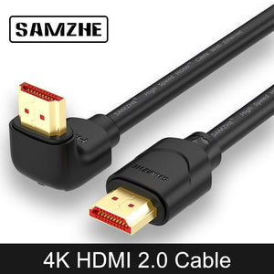 4K HDMI 90/270 graden hoek HDMI naar HDMI 4K 1/1.5/2/3/5M 1080P 3D voor TV PC Projector PS3 PS4