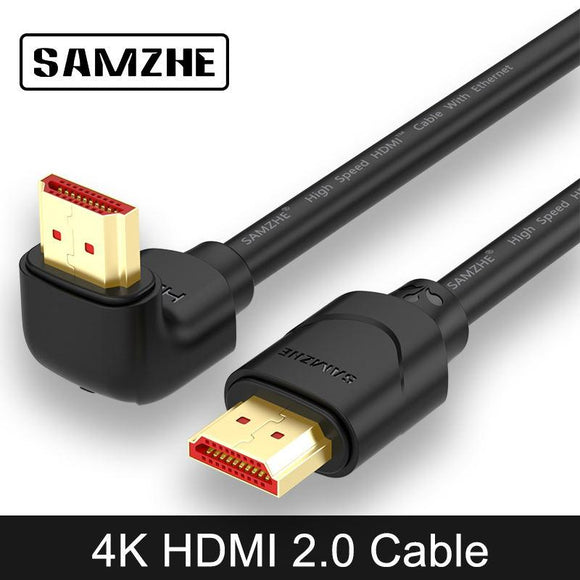 4K HDMI 90/270 graden hoek HDMI naar HDMI 4K 1/1.5/2/3/5M 1080P 3D voor TV PC Projector PS3 PS4