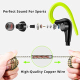 Original 3.5mm Sport Earphone Super Stereo Headsets Sweatproof Running Headset With Mic Ear Hook