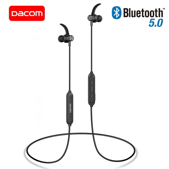 Wireless Headphones Sports Bluetooth Earphone 5.0 Stereo IPX5 Waterproof Bluetooth Headset with Mic