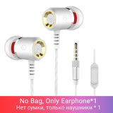 Langsdom M400 Earphones in Ear Sport Wired Headphones  Super Bass Headsets with Mic Hifi Earbuds