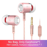 Langsdom M400 Earphones in Ear Sport Wired Headphones  Super Bass Headsets with Mic Hifi Earbuds