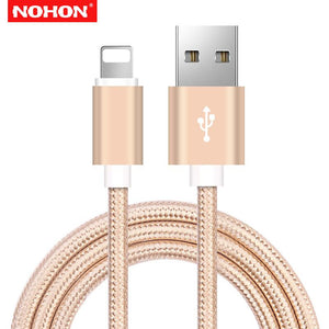 Fast Charger 2.4A Lighting USB Cables For iPhone Xs 8 7 6s 5s Plus iPad mini 2 3 4/1m 2m 3m