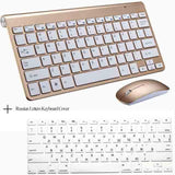 Mini  Wireless Keyboard & Mouse for Mac Notebook Laptop TV box 2.4G  for IOS Android Win 7 10