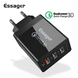 Essager 30W Quick Charge 3.0 USB Charger QC3.0 QC 4.0 Fast Charging Mobile Phone Charger