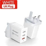 Essager 30W Quick Charge 3.0 USB Charger QC3.0 QC 4.0 Fast Charging Mobile Phone Charger