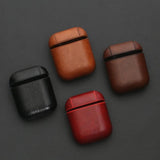 Earphone Case For Apple Airpods Case Key Luxury Leather Storage Wireless