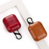 Earphone Case For Apple Airpods Case Key Luxury Leather Storage Wireless