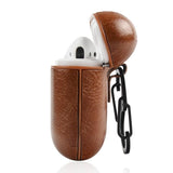 Earphone Case For Apple Airpods Case Key Luxury Leather Storage Wireless