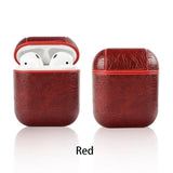 Earphone Case For Apple Airpods Case Key Luxury Leather Storage Wireless