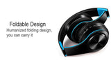 Bluetooth stereo opvouwbare headset Audio MP3 verstelbare oortelefoon met microfoon voor muziek