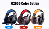 Kotion G2000 Stereo Gaming Headset Diepe basgame Headset met microfoon LED-licht voor PC Gamer