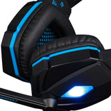 Kotion G2000 Stereo Gaming Headset Diepe basgame Headset met microfoon LED-licht voor PC Gamer