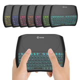 Backlight D8 Pro Plus i8 English Russian 2.4GHz Wireless Mini Keyboard Air Mouse Touchpad Controller