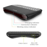 Backlight D8 Pro Plus i8 English Russian 2.4GHz Wireless Mini Keyboard Air Mouse Touchpad Controller