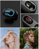 HBQ Bluetooth 5.0 Headset stereogeluid met microfoon Handsfree Sport Oordopjes Auto Pairing