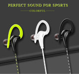 Earphones 3.5mm Sport Earphone Super Stereo Headsets Sweatproof Running Headset With Mic