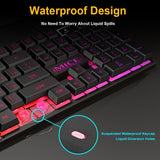 iMice Gaming Keyboard Imitation Mechanical Keyboard with Backlight USB Game keyboards for Computer