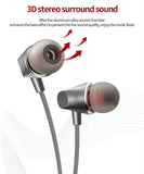 Sports Earphone With Microphone 3.5mm In-Ear Stereo Earbuds Headset For Computer Cell Phone MP3