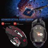 Gaming Mouse voor computer Gamer Mouse PC Muis 2400DPI Optische USB Mause voor laptop Notebook