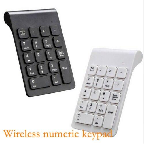 2.4GHz 18  Numeric Keyboard Keypad For Mac Laptop 2.4G Draadloze Numerieke Toetsenbord 3B02