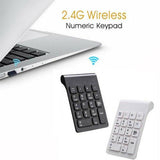 2.4GHz 18  Numeric Keyboard Keypad For Mac Laptop 2.4G Draadloze Numerieke Toetsenbord 3B02