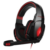 Kotion G2000 Stereo Gaming Headset Diepe basgame Headset met microfoon LED-licht voor PC Gamer