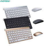 Mini  Wireless Keyboard & Mouse for Mac Notebook Laptop TV box 2.4G  for IOS Android Win 7 10