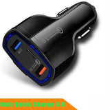 3.0 Auto Snellader 5V 3.5A QC3.0 Dual USB voor APPLE SAMSUNG en meer