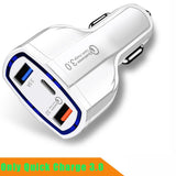 3.0 Auto Snellader 5V 3.5A QC3.0 Dual USB voor APPLE SAMSUNG en meer