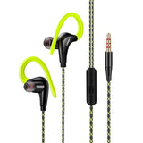 Original 3.5mm Sport Earphone Super Stereo Headsets Sweatproof Running Headset With Mic Ear Hook