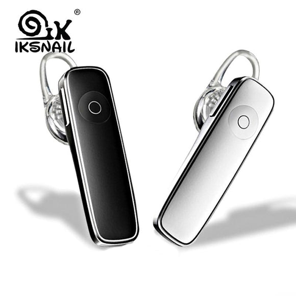 IKSNAIL Business Bluetooth Earphone Wireless Stereo Sport Headset With Mic Earbuds Handsfree