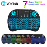 VONTAR i8 toetsenbord met Air Mouse 2.4 GHz Touchpad Handheld voor TV BOX Android X96