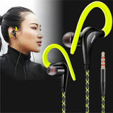 Earphones 3.5mm Sport Earphone Super Stereo Headsets Sweatproof Running Headset With Mic