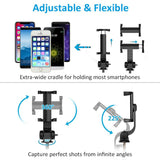 Bluetooth Selfie Stick met statief Kunststoflegering voor iPhone Samsung Huawei