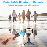 Bluetooth Selfie Stick met statief Kunststoflegering voor iPhone Samsung Huawei