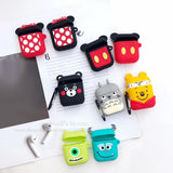 3D Cartoon Cute Mickey Minnie Silicone Case for Airpods Accessories Protective Cover Bag