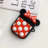 3D Cartoon Cute Mickey Minnie Silicone Case for Airpods Accessories Protective Cover Bag